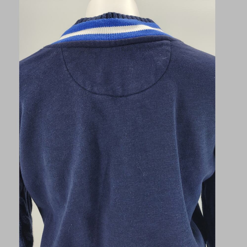 Polo Ralph Lauren Wimbledon 2026 Hybrid Cable Knit Sweatshirt Navy Small - Picture 12 of 16
